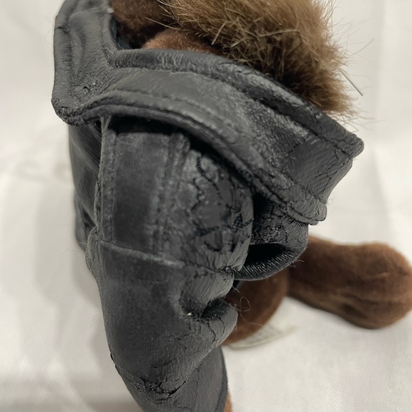 Warner Bros. 9” Taz Motorcycle Biker Beanie Plush Tazmanian Devil Looney Tunes - Picture 6 of 10